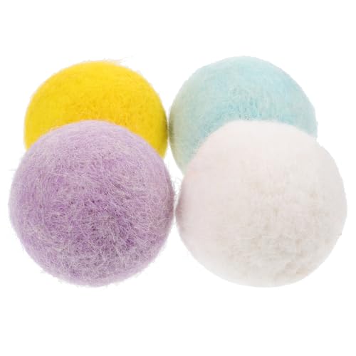 HOMSFOU 4Stücke Hundespielzeug Ball Weiche Filz Kauspielzeuge für Interaktive Trainingsspielzeuge Sicheres und Beschäftigungsspielzeug für Welpen und Kleine HOMSFOU 4Stücke Hundespielzeug Ball Weiche Filz Kauspielzeuge für Interaktive Trainingsspielzeuge Sicheres und Beschäftigungsspielzeug für Welpen und Kleine von HOMSFOU