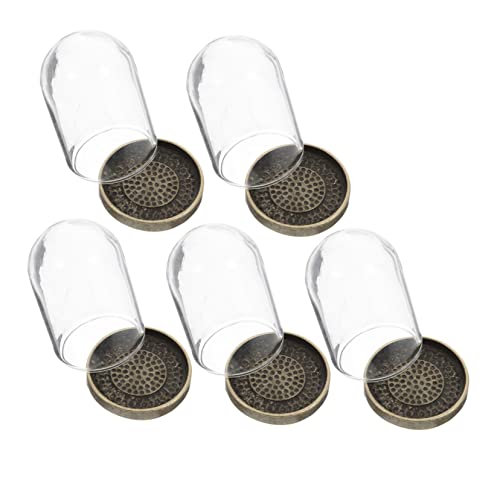 HOMSFOU 5 Sätze Mikrolandschaftspalette Anlage Pflanzen Containerhandwerksversorgung Tisch-Pflanzgefäß aus Glas Terrarium-Display-Kuppel Desktop -Glas -Terrarium Pflanzterrarien Messing HOMSFOU 5 Sätze Mikrolandschaftspalette Anlage Pflanzen Containerhandwerksversorgung Tisch-Pflanzgefäß aus Glas Terrarium-Display-Kuppel Desktop -Glas -Terrarium Pflanzterrarien Messing von HOMSFOU