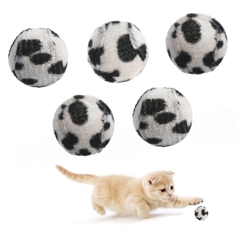 HOMSFOU 5 Stück Teiliges Katzenspielzeug mit Leopard Design Tennisbällen Lustige Katzenbälle für Kitten Interaktives Kratzspielzeug zur Beschäftigung und Natürlicher Zufällige Farbe HOMSFOU 5 Stück Teiliges Katzenspielzeug mit Leopard Design Tennisbällen Lustige Katzenbälle für Kitten Interaktives Kratzspielzeug zur Beschäftigung und Natürlicher Zufällige Farbe von HOMSFOU