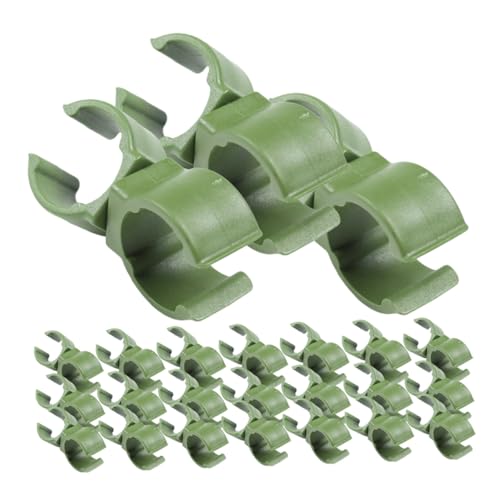 HOMSFOU 50 Stück Universal-gartenstützschnallen Aus Kunststoff Leicht Verstellbare Pflanzenspalier-Clips Für Den Obst- Und Gemüseanbau von HOMSFOU
