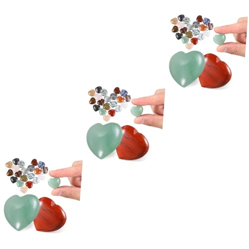 HOMSFOU 60 STK Liebe Kristallstein Natürliches Kristallherz Quarz-Herz Herzsteine Tischstreuung Chakra Kristalle Und Steine Taschenheilung Geschnitzte Steine Schüttgut Einstellen HOMSFOU 60 STK Liebe Kristallstein Natürliches Kristallherz Quarz-Herz Herzsteine Tischstreuung Chakra Kristalle Und Steine Taschenheilung Geschnitzte Steine Schüttgut Einstellen von HOMSFOU