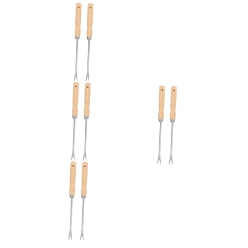 HOMSFOU 8 STK Wurzelpflücker aus Holz Unkrautstecher für den Garten Gartenhandwerkzeuge Gärtnerhand Wieder Gartenwerkzeug holzwerkzeug Grasentferner Werkzeuge zum Entfernen von Gras Eisen HOMSFOU 8 STK Wurzelpflücker aus Holz Unkrautstecher für den Garten Gartenhandwerkzeuge Gärtnerhand Wieder Gartenwerkzeug holzwerkzeug Grasentferner Werkzeuge zum Entfernen von Gras Eisen von HOMSFOU