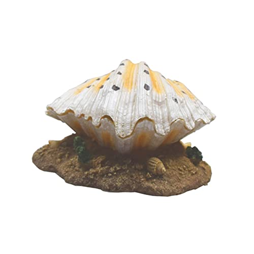 HOMSFOU Aquarium Belüfter Dekoration Harz Muschel Ornament Fisch Tank Dekoration Zubehör Aquarium Sauerstoffanreicherung Versteck Für Fische von HOMSFOU