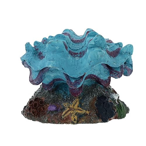 HOMSFOU Aquashell Luftstein Dekoration Für Aquarien Natürliche Muschel Mit Luftblasenfunktion Und Elegant Aquarium Zierstein Mit Sauerstoffzufuhr Für Liebhaber Und Fischfreund von HOMSFOU