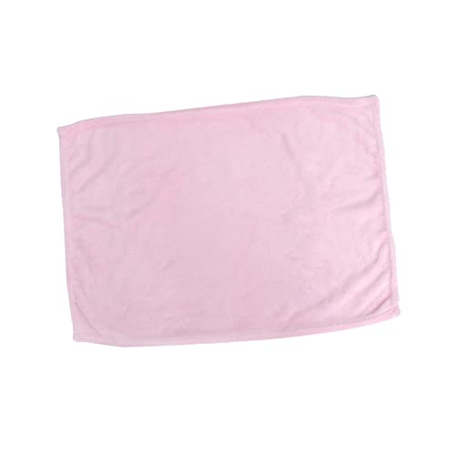 HOMSFOU Bett Decke Matte Waschbar Faux unter Kuscheligem Schutz * Rote Hundehütte Waschbar Mittelflanell Bequem Fuzzy Dusche Reise Rosa Wickelautodecke Zottelig X Stuhl von HOMSFOU