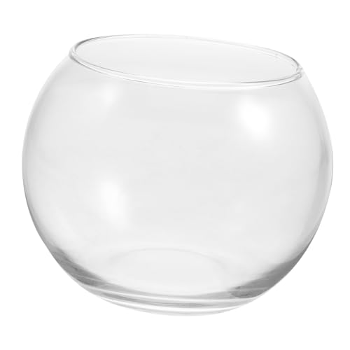 HOMSFOU Fischbecken Aus Glas Klare Terrarienschale Klare Votivkerzenhalter Pflanzkasten Selber Machen Saftiger Topf Runde Schalen Pflanzgefäß Aus Glas Fischglasvase Blumen Büro HOMSFOU Fischbecken Aus Glas Klare Terrarienschale Klare Votivkerzenhalter Pflanzkasten Selber Machen Saftiger Topf Runde Schalen Pflanzgefäß Aus Glas Fischglasvase Blumen Büro von HOMSFOU