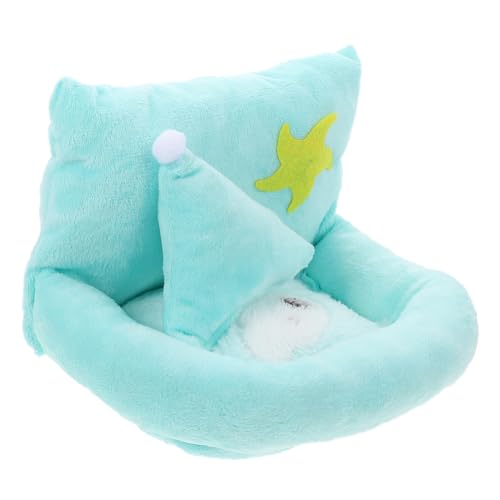 HOMSFOU Baumwollnest Für Haustiere Hamster Winter Schlecht Schlafbett Für Hamster Kleine Tierhäuser Hamster Schlafsack Guinea-Bett Kleines Tier Schläft Kleines Haustier Plüsch Das Bett von HOMSFOU