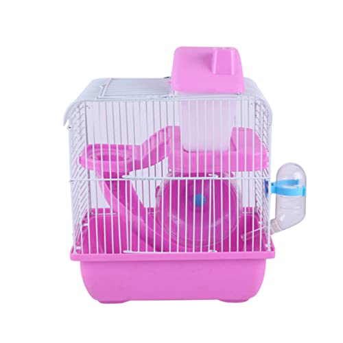HOMSFOU Käfig Großer Hamsterkäfig 1Pc Haustierlebensraum Für Helle Hamster Rosafarbene Chinchilla Inklusive Übungskäfig Wasserversteck Tier Praktisches Rennmaus Tragbare Acrylflasche HOMSFOU Käfig Großer Hamsterkäfig 1Pc Haustierlebensraum Für Helle Hamster Rosafarbene Chinchilla Inklusive Übungskäfig Wasserversteck Tier Praktisches Rennmaus Tragbare Acrylflasche von HOMSFOU