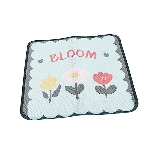HOMSFOU Kissen Aus Eisseide Sitzkissen Unterlage Sitzpolster Ergonomisch Kühlung Kühlkissen Falten Pads Stühle Kühlendes Stuhlkissen Kühlsitz Polyester von HOMSFOU