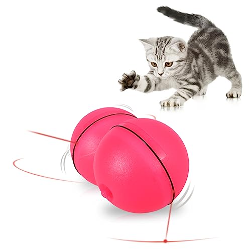 HOMSFOU Interaktiver Katzenball Led-Kugel Für Katze Led-lichtkugel Ballspielzeug Für Katzen Led-glühkugeln Spielzeuge Haustier Leichter Ball von HOMSFOU
