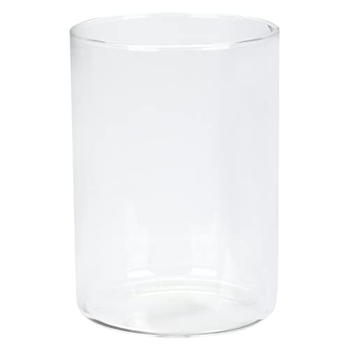 HOMSFOU Terrarien Klarglaszylinder Vase Kerzenhalter Blütenanordnung Pot Hydroponic Terrarium für Home Office Garden 85X120 Mm Glasbehälter Für Terrarien von HOMSFOU