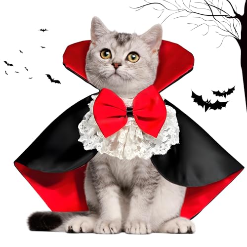 HONGECB Halloween Kostüm Katze, Kostüm Für Katzen,Kostüme Für Katzen, Katzen Halloween Kostüm,Halloween Kostüm Katze,Halloween Kostüm Für Katzen von HONGECB