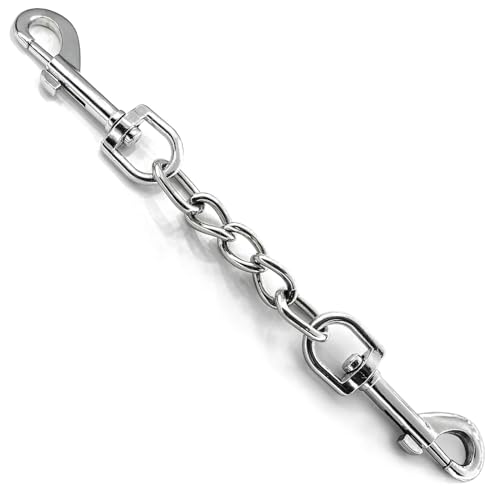 HONGSAGE Backup-Gurt für Hundehalsband, Sicherheitsclip, Edelstahlkette, ausbruchsicher, 20,3 cm HONGSAGE Backup-Gurt für Hundehalsband, Sicherheitsclip, Edelstahlkette, ausbruchsicher, 20,3 cm von HONGSAGE