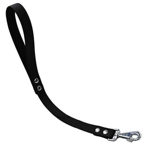 Kurze Hundeleine, robuster Metallhaken, wasserdichtes PVC und breite Lasche für Hunderassen. Kurze Hundeleine, robuster Metallhaken, wasserdichtes PVC und breite Lasche für Hunderassen. von HONGSAGE