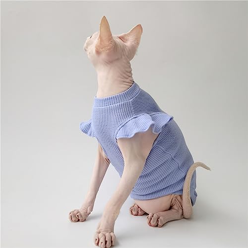HONGSUO Sphinx-Katze, Haarlose Katze, Sommer-Klimaanlage, Atmungsaktive Weste,Lila,S HONGSUO Sphinx-Katze, Haarlose Katze, Sommer-Klimaanlage, Atmungsaktive Weste,Lila,S von HONGSUO