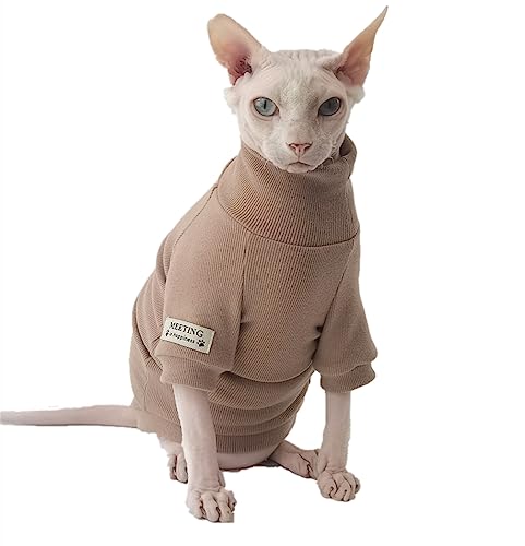 HONGSUO Sphinx-Katzenkleidung, Haarlose Katze, Frühlings- Und Herbst-Bottom-Shirt, Pullover Aus Reiner Baumwolle, Einfach Und Elastisch,Farbe 1,L HONGSUO Sphinx-Katzenkleidung, Haarlose Katze, Frühlings- Und Herbst-Bottom-Shirt, Pullover Aus Reiner Baumwolle, Einfach Und Elastisch,Farbe 1,L von HONGSUO