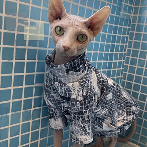 HONGSUO Sphinx Katzenkleidung haarlose Katze Devon Plus Fleece-Unterhemd Schmutzabweisendes und abriebfestes Sweatshirt, Farbe 1, XS von HONGSUO