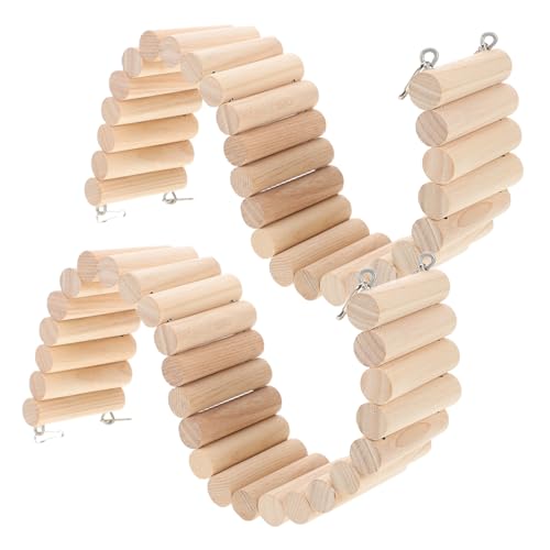 HONITANO 2 Stück Leiterbrückenspielzeug Beschäftigungsspielzeug Für Hamster Aktivitätsleiter Für Hamster Hamster-spielplatzleiter Hamster-kletterleiter DIY Hamsterleiter Holz Beige HONITANO 2 Stück Leiterbrückenspielzeug Beschäftigungsspielzeug Für Hamster Aktivitätsleiter Für Hamster Hamster-spielplatzleiter Hamster-kletterleiter DIY Hamsterleiter Holz Beige von HONITANO