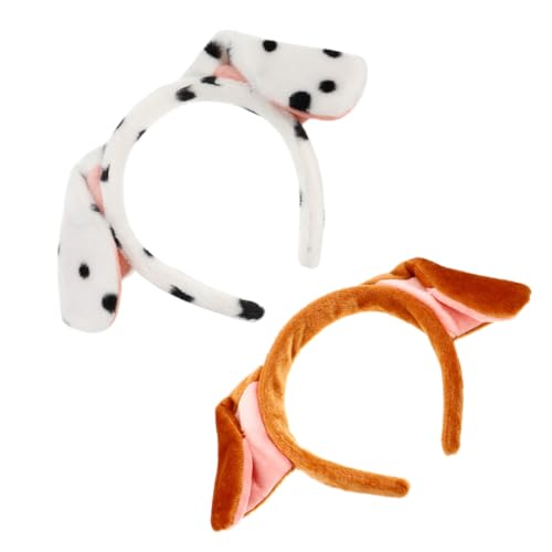 HONITANO 2 Stück Welpen Stirnband Hundeohren Stirnband Erwachsene Langes Hundeohren-Stirnband Hundeohren Stirnband Cosplay Hundehaarreifen Ohr Kopfbedeckung Stirnband mit Welpenohren Stoff HONITANO 2 Stück Welpen Stirnband Hundeohren Stirnband Erwachsene Langes Hundeohren-Stirnband Hundeohren Stirnband Cosplay Hundehaarreifen Ohr Kopfbedeckung Stirnband mit Welpenohren Stoff von HONITANO