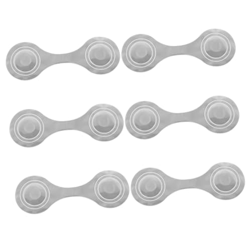 HONITANO 6 Stück Reflektierende Magnetclips aus PVC Langlebige Warnclips für Schulranzen Sichere Sichtbarkeit bei Nacht Leicht und Tragbar für Outdoor Sport und Laufaktivitäten von HONITANO