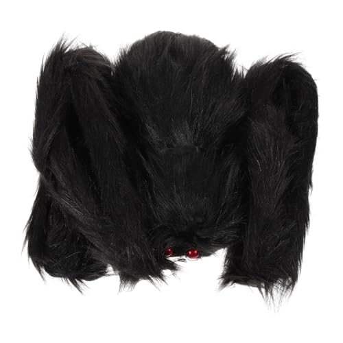 HONITANO Halloween XXL Spinnen Ornament Haustier Dekoration Kreatives Gruseliges Accessoire für Hunde und Katzen Kostüm Zubehör für Drinnen und Besondere Anlässe von HONITANO