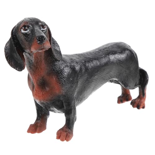 HONITANO Realistische Figur aus Langlebigem Kunststoff Detailgetreues Hunde Modell als Lernspielzeug für Lebensechte Simulation mit Natürlicher Pose für Hunde und von HONITANO