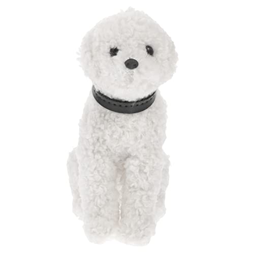 HONITANO Simulationswelpe kulich Form Stuffed Soft Toys nachsprechende stofftiere Home Dekoration plushbit plushible snugible kucheltier Home Decoration Hundeschmuck Plastik Weiß HONITANO Simulationswelpe kulich Form Stuffed Soft Toys nachsprechende stofftiere Home Dekoration plushbit plushible snugible kucheltier Home Decoration Hundeschmuck Plastik Weiß von HONITANO