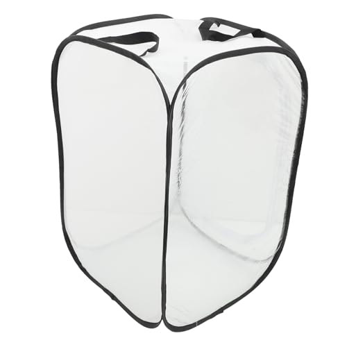 HONMEET Transparente Faltbare Beobachtungsbox für Schmetterlingszucht mit Atmungsaktivem Netz Robustem Tragegriff und Großer Doppelschiebefront Tragbarer Käfig für Outdoor HONMEET Transparente Faltbare Beobachtungsbox für Schmetterlingszucht mit Atmungsaktivem Netz Robustem Tragegriff und Großer Doppelschiebefront Tragbarer Käfig für Outdoor von HONMEET