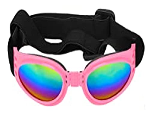 Hut für Haustiere, Helm und Brille für Hunde, mit niedlichem Propeller für kleine mittelgroße Hunde, verstellbarer Sonnenhut für Welpen und Sonnenbrille von HOOBN
