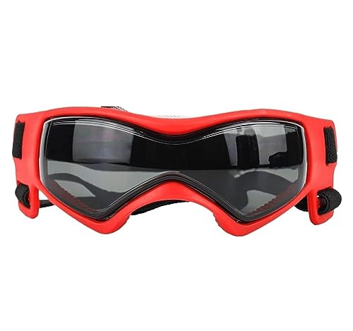 Hut für Haustiere, interessant, Sonnenbrille für kleine Rassen, Sonnenbrille für Hunde, winddicht, weicher Rahmen, verstellbare Träger, Katze E von HOOBN