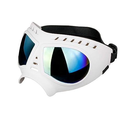 Interessante Haustierhut, Hundebrille, groß, kleine, mittelgroße Hunde, Sonnenbrille, winddicht, schneefest, weicher Rahmen, Brille für Hunde mit langer Schnauze, Katzen- und Hundebekleidung (Farbe von HOOBN