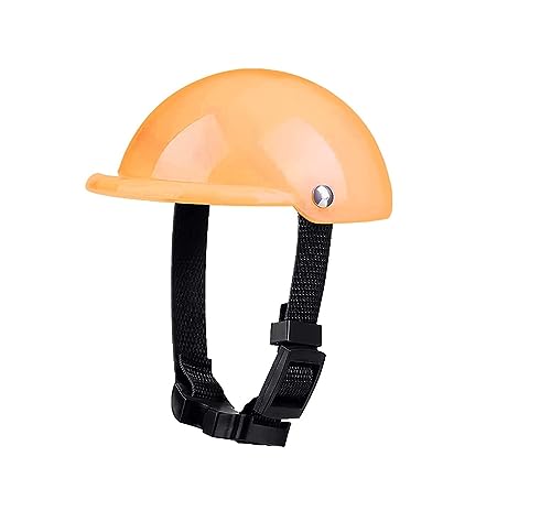Interessante Haustiermütze, Haustier-Hundehelm, Hunde-Hardhat für Welpen, Chihuahua, blinde Hunde, Reiten, Motorräder, Fahrrad, Outdoor, für kleine, mittelgroße Hunde, Katzen und Hundebekleidung von HOOBN