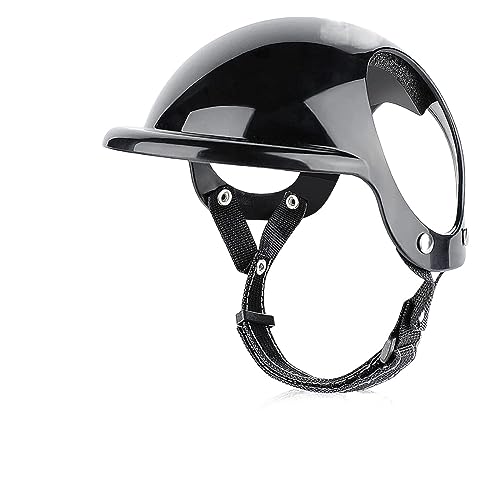 Interessante Haustiermütze für kleine Haustiere, Hundehelm mit Ohrloch, Motorrad-Hundehelm, Multisport-Hund, harter Hut, Outdoor-Fahrrad, Hundemütze für Hunde und Katzen, Katzen- und Hundebekleidung von HOOBN
