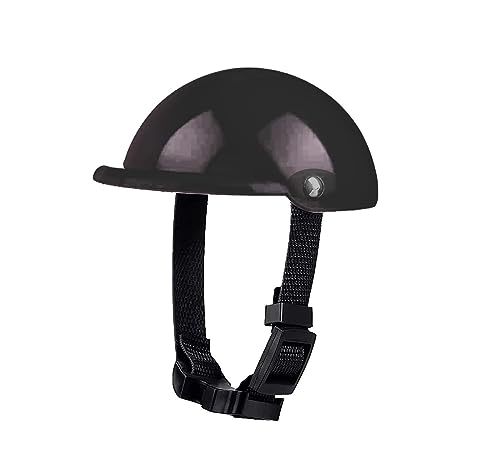 Interessanter Haustierhut, Hundehelm, Hundehelm, Hardhat für Welpen, Chihuahua, blinde Hunde, Reiten, Motorräder, Fahrrad, Outdoor, für kleine, mittelgroße Hunde, Katzen und Hundebekleidung (Farbe von HOOBN