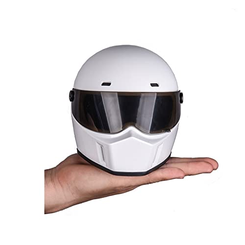 Interessanter Haustierhut, Hundehelm, Katzenhelm, Outdoor-MMini-Kopfschutz, sicherer Hut, Motorradhelm, dekorativ, Haustier-Foto-Requisiten, Zubehör, Katzen- und Hundebekleidung (Farbe: Weiß) von HOOBN