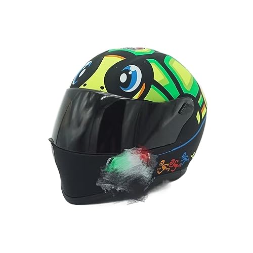 Interessanter Haustierhut, Katzen- und Hunde-Outdoor-Helm, Motorrad-Rücksitz, MMini-Helm, Dekoration, kleines Haustier, Tragezubehör, Katzen- und Hundebekleidung (Farbe: J) von HOOBN