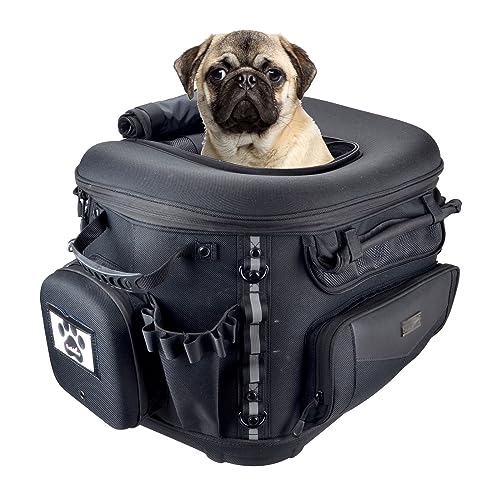 Motorrad-Reisetasche, Transporttasche für Hunde/Katze, tragbar, für Haustiere, wetterfest, geeignet für Gepäckträger für Dreirad, Tourismus Motorrad-Reisetasche, Transporttasche für Hunde/Katze, tragbar, für Haustiere, wetterfest, geeignet für Gepäckträger für Dreirad, Tourismus von HOOBN