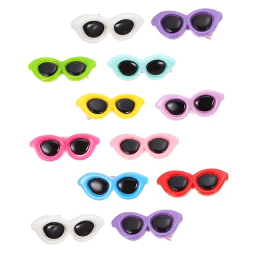HOODANCOS 12 Stück Teiliges Bunte Haustier Haarspangen mit Sonnenbrillen Motiv Leichte Haarklammern für Hunde und Katzen Langlebig Angenehm zu Tragen für Party und Alltag Vielseitig HOODANCOS 12 Stück Teiliges Bunte Haustier Haarspangen mit Sonnenbrillen Motiv Leichte Haarklammern für Hunde und Katzen Langlebig Angenehm zu Tragen für Party und Alltag Vielseitig von HOODANCOS