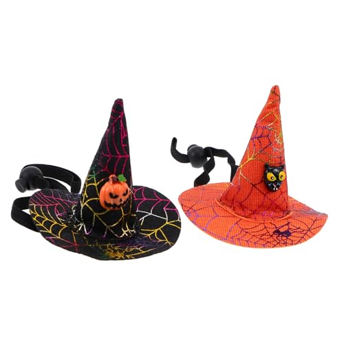 HOODANCOS 2 Stück Hexenhut Stirnband Party Halloween Kopfschmuck Für Hunde Und Katzen Hexenhut Für Haustiere Hüte Haar Accessoire Für Haustiere Für Hunde Süße Katzen HOODANCOS 2 Stück Hexenhut Stirnband Party Halloween Kopfschmuck Für Hunde Und Katzen Hexenhut Für Haustiere Hüte Haar Accessoire Für Haustiere Für Hunde Süße Katzen von HOODANCOS