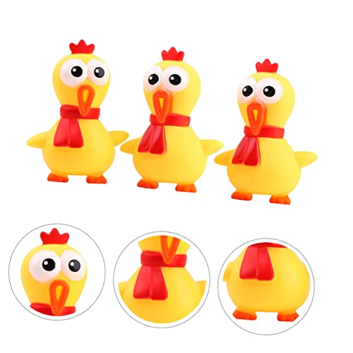 HOODANCOS 3 Stück Quietschendes Hühner für Haustiere Bunte Langlebige Ventilspielzeuge zur Stressbewältigung für Gesundes Spielvergnügen HOODANCOS 3 Stück Quietschendes Hühner für Haustiere Bunte Langlebige Ventilspielzeuge zur Stressbewältigung für Gesundes Spielvergnügen von HOODANCOS