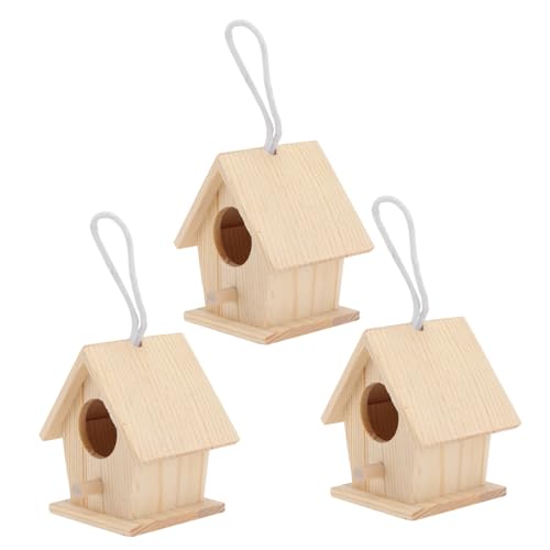 HOODANCOS 3 Stück Teiliges Dekorative Vogelnester aus Natürlichem Wetterbeständig Realistisch Gestaltete Simulation für Gartendekoration Hochzeit Fotorequisiten Geeignet für Draußen und von HOODANCOS