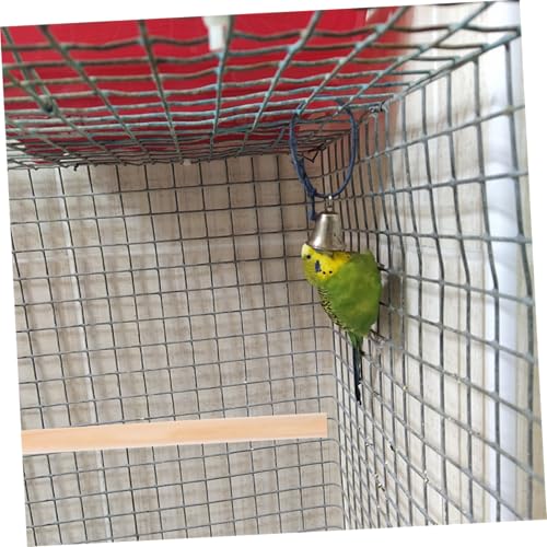 HOODANCOS 4 Stück Teiliges Sitzstangen für Vogelkäfige Verstellbare Dicke Papageienstangen für Wellensittiche Stabile Vogelstangen Zubehör für Verschiedene Vogelarten Einfach zu Reinigen von HOODANCOS