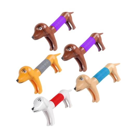 HOODANCOS 5 Stück Teiliges Pop Tube Hundespielzeug Farbenfrohes Faltbares DIY Stressabbau Welpen und Kleine Hunde Interaktives Sensorisches Beschäftigungsspielzeug für Zuhause und Büro HOODANCOS 5 Stück Teiliges Pop Tube Hundespielzeug Farbenfrohes Faltbares DIY Stressabbau Welpen und Kleine Hunde Interaktives Sensorisches Beschäftigungsspielzeug für Zuhause und Büro von HOODANCOS