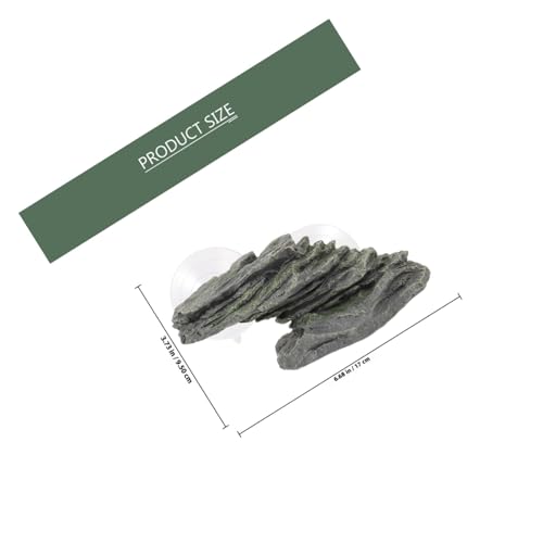 HOODANCOS Basking Plattform für Wasserschildkröten Terrarien Kletterplattform Reptilien Zubehör Schwimmende Sonneninsel mit Realistischer Steinoptik für Aquarien und Amphibien HOODANCOS Basking Plattform für Wasserschildkröten Terrarien Kletterplattform Reptilien Zubehör Schwimmende Sonneninsel mit Realistischer Steinoptik für Aquarien und Amphibien von HOODANCOS