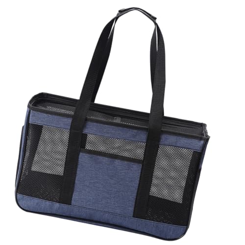 HOODANCOS Große Atmungsaktive Haustiertragetasche Mesh Leichte Outdoor katzentragetasche mit Viel Platz für Katzen und Kleine Hunde Einfach zu Schließen Reinigen für Reisen von HOODANCOS