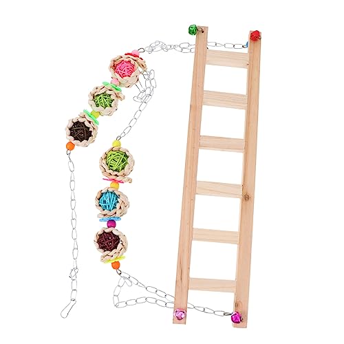 HOODANCOS Hängende Hühnerschaukel aus Holz mit Kletterleiter für Haustierhühner und Vögel Beschäftigungsspielzeug Bewegung und Balance Geeignet für Käfig und Außenbereich Zufällige Farbe HOODANCOS Hängende Hühnerschaukel aus Holz mit Kletterleiter für Haustierhühner und Vögel Beschäftigungsspielzeug Bewegung und Balance Geeignet für Käfig und Außenbereich Zufällige Farbe von HOODANCOS
