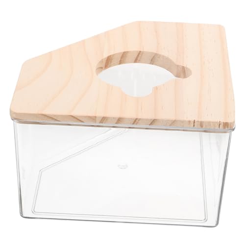 HOODANCOS Hamster Sandbad Box Transparent Acryl Sandbadbehälter mit Glatten Kanten für Kleine Haustiere Geeignet als Badezimmer und Spielbereich für Hamster und Meerschweinchen HOODANCOS Hamster Sandbad Box Transparent Acryl Sandbadbehälter mit Glatten Kanten für Kleine Haustiere Geeignet als Badezimmer und Spielbereich für Hamster und Meerschweinchen von HOODANCOS