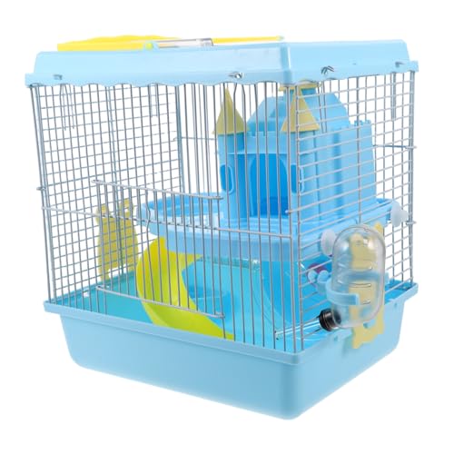 HOODANCOS Hamsterkäfig Mehrstöckig mit Rutsche und Laufrad Großes Kleintiergehege mit Integriertem Wasserspender und Futternapf Geeignet für Hamster Mäuse Meerschweinchen zur Aktiven Haltung HOODANCOS Hamsterkäfig Mehrstöckig mit Rutsche und Laufrad Großes Kleintiergehege mit Integriertem Wasserspender und Futternapf Geeignet für Hamster Mäuse Meerschweinchen zur Aktiven Haltung von HOODANCOS