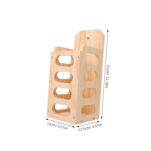 HOODANCOS Holz futterstation für Kaninchen und Kleintiere Anti verschwendung Futterschale aus Massivem Holz Großer Grasspender mit Stabilem Halter Geeignet für Meerschweinchen Chinchillas HOODANCOS Holz futterstation für Kaninchen und Kleintiere Anti verschwendung Futterschale aus Massivem Holz Großer Grasspender mit Stabilem Halter Geeignet für Meerschweinchen Chinchillas von HOODANCOS