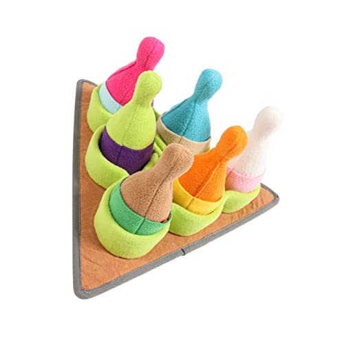 HOODANCOS Interaktiver für Kleine Hunde Langlebiges Bowling Quietschspielzeug Fördert Such und Futterverhalten Langsames Fressen Fördert Geistige Stimulation und Spielspaß HOODANCOS Interaktiver für Kleine Hunde Langlebiges Bowling Quietschspielzeug Fördert Such und Futterverhalten Langsames Fressen Fördert Geistige Stimulation und Spielspaß von HOODANCOS